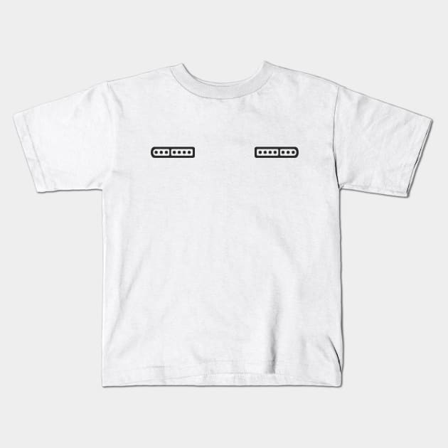 snes ports - joypads Kids T-Shirt by goatboyjr